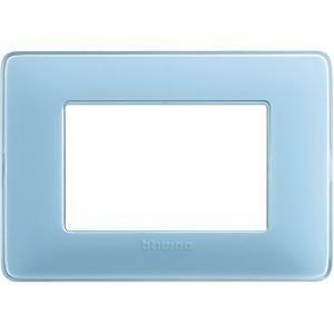 Placca 3p colors turchese serie matix am4803car