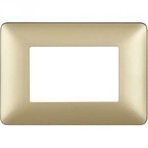 Placca 3p gold serie matix am4803mgl