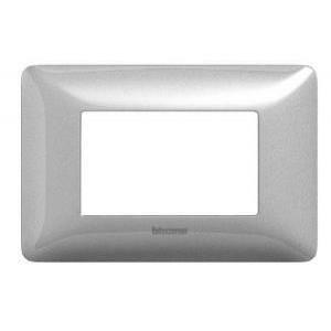 Placca 3p silver  serie matix am4803msl