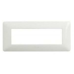 Placca 6 moduli bianco serie matix am4806bbn