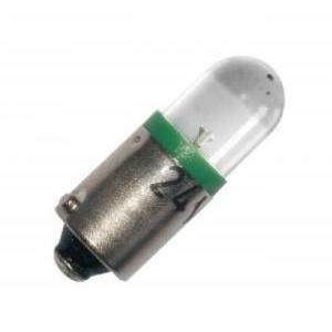 Lampada di segnalazione led bianco 110/130v ba9s t10x28 52091315