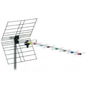 Antenna tv yagi con connettore f e riflettore a griglia 10rd5f 219507