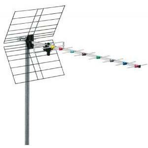 Antenna yagi 10 con connettore f e riflettore 10rd45f 219546