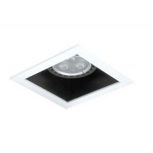 Faretto da incasso simonne plus led 7w gu10 cornice inox spazzolato i610g1007sn