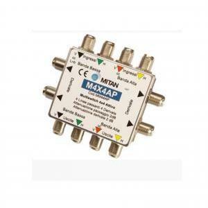 Multiswitch 4x4 attivo passante mm44ap