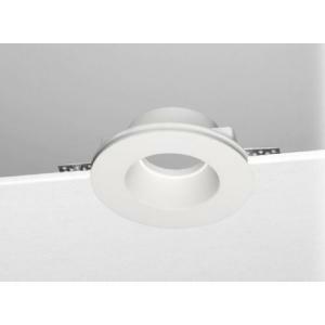 Incasso tondo a scomparsa totale installazione in soffitto di cartongesso corpo gesso tondo gu10  9093