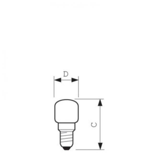 philips philips lampada a incandescenza universale forma tubolare  lampada 15w per forno e14 tubolare per forni 15t22f - foto 2