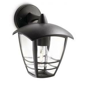 Lampada da esterno applique creek wall lantern black 1x60w 230v 153813016