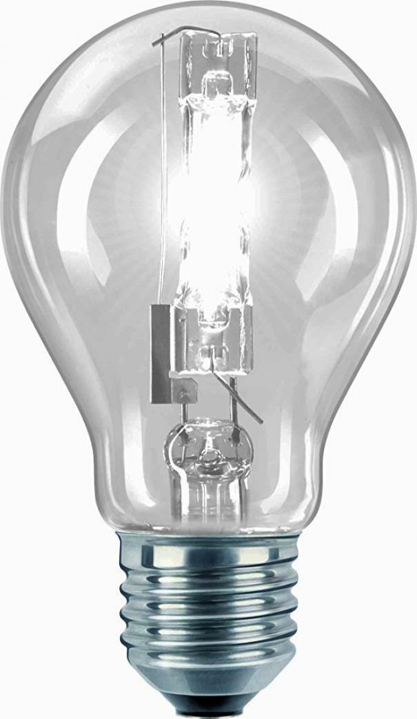 philips philips lampada alogena ad alta tensione senza riflettore ecoclassic 140w e27 230v a55 cl 1ct halogen classic goccia ec140cl - foto 1