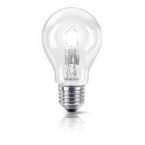 Lampada alogena ad alta tensione senza riflettore ecoclassic 28w e27 230v a55 cl 1ct/ halogen classic goccia ec28cl