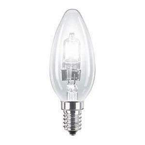 Lampada alogena ad alta tensione senza riflettore ecoclassic 18w e14 230v b35 cl 1ct/ halogen classic oliva