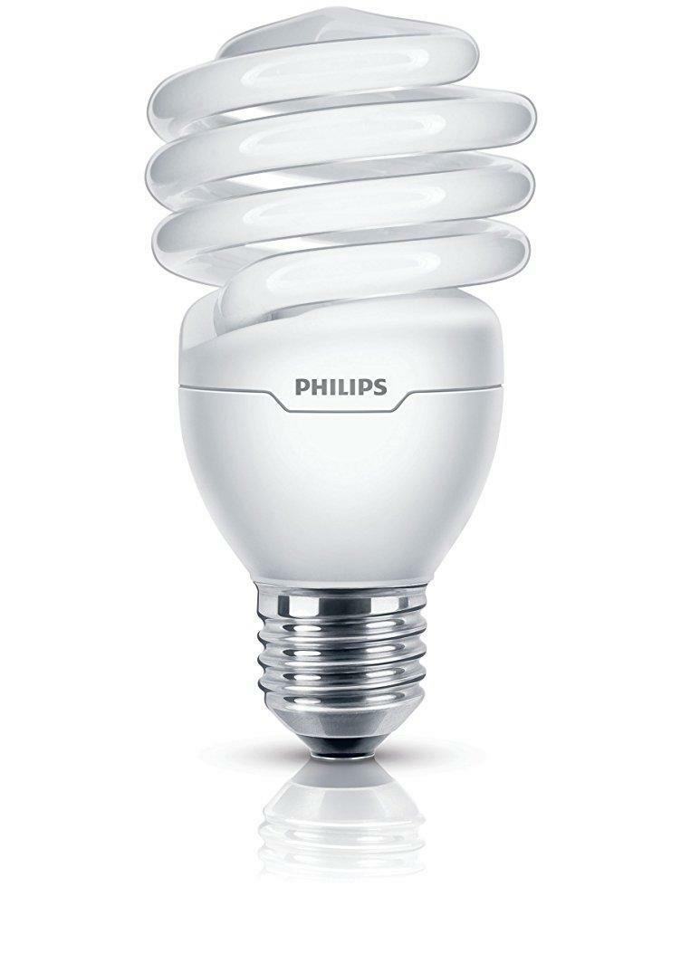 philips philips lampada fluorescente compatta con alimentatore integrato tornado spiral 23w ww e27 220-240v tornado t2 mtor12y23 - foto 1