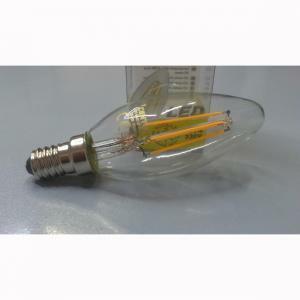 Lampada filamento led incanto candela trasparente 4w e14 2700k 470lm