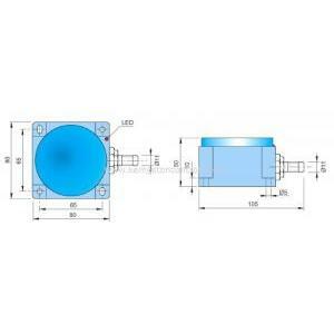 Sensore rettangolare induttivo non schermato siq80-ae50no sip000106