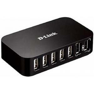 Dub-h7 hub a 7 porte usb 2.0, per trasferimento dati dub-h7