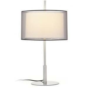 Saba lampada da tavolo nichel opaco 1 x e27 40w h5 68545 expo