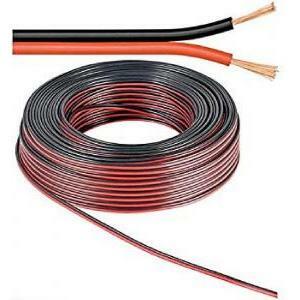 Piattina rosso/nera 2x0,5 100 mt prn2050m100