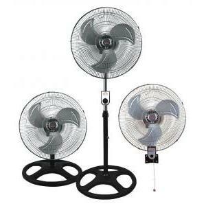 Ventilatore 3 in 1 da pavimento tavolo e da parete   diametro pale 45 cm  ve1695