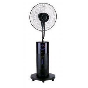 Ventilatore a piantana con nebulizzatore nero 40 cm 100 w 220-240v 50hz