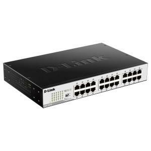 Switch 24 porte  gigabit nero 10/100/1000