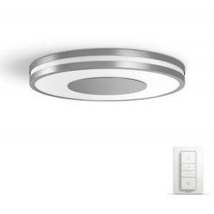 Lighting plafoniera being hue lampada da soffitto led integrata ,connessa alluminio 32w 3261048p7