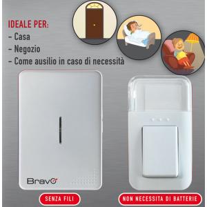 Campanello wireless plug in campanello con alimentazione 220v a spina 92902913