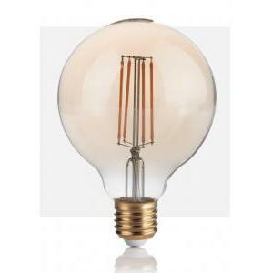 Lampadina vintage e27 4w globo small  d 9,5 led luce calda 3000k 151717