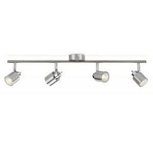 Meranti faretto 4 luci nickel in metallo  cromato opaco 4 luci  4x35 w 5031417e7